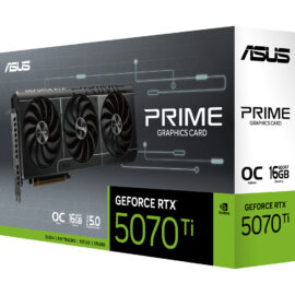 ASUS PRIME GeForce RTX 5070 Ti 16GB GDDR7 OC Edition PCI Express 5.0 DLSS 4.0 Graphics Card