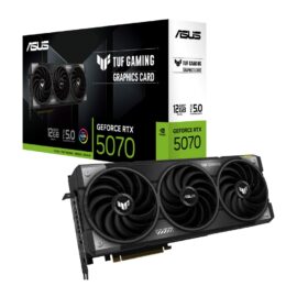 ASUS TUF Gaming GeForce RTX 5070 12GB Video RAM GDDR7 VRAM Type 6144 Cuda Cores 28GBps Memory Speed Graphic Card