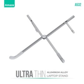 Amaze A532 Aluminum Alloy Ultra Thinlaptop Dtand - Silver