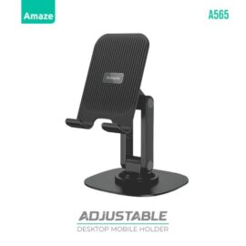 Amaze A565 Adjustable Destop mobile Holder - Black