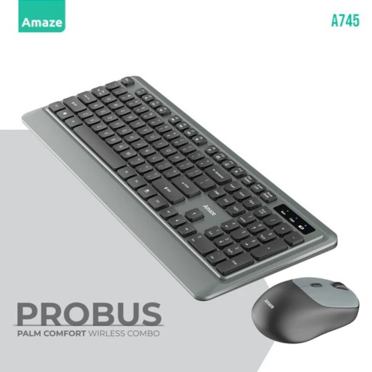 Buy Amaze A745 Probus Palm Comfort Wireless Keyboard & Mouse Combo ...