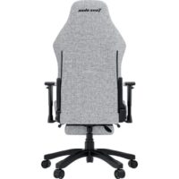 Anda Seat Luna Pro Fabric Gaming Chair with Footrest Ergonomic Folding Recliner Seat Gray - Image 6