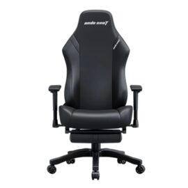 Anda Seat Luna Pro Gaming Chair with Footrest Ergonomic Folding Recliner Seat Black