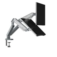 Anda Seat Stealth II Duo A6D-2S Ergonomic Monitor Arm White AD-W-A6D-2S-BW - Image 4