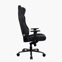 Arozzi Vernazza Soft Fabric Gaming Chair Pure Black - Image 2