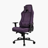 Arozzi Vernazza Soft Fabric Gaming Chair Purple - Image 3