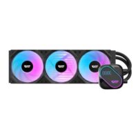 DarkFlash Explore DO 360 AIO 360mm Liquid CPU Cooler with Digital Screen Temperature Black - Image 4