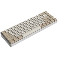 DarkFlash GD68 68 Keys Wireless Mechanical keyboard Milky & Brown - Image 3