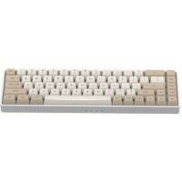 DarkFlash GD68 68 Keys Wireless Mechanical keyboard Milky & Brown - Image 2
