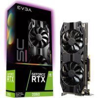 EVGA GeForce RTX 2060 SC Ultra GAMING, 06G-P4-2067-KR, 6GB GDDR6, Dual HDB Fan (Used)