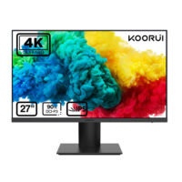 KOORUI N07 27" 4K 60Hz, UHD IPS Display 90% DCI-P3, Free-Sync & G-Sync Technology, VESA Compatible, 2x HDMI (2.0), 1x DisplayPort (1.2) | 10.7 billion 10 Bit HDR | Business | Professional Monitor - Image 2