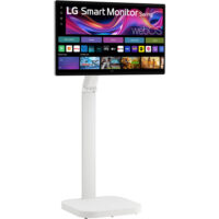 LG 32U889SA-W 32" 4K UHD 60Hz IPS Touchscreen DCI P3 95% Type-C PD 65W Smart Monitor Swing with Rolling Stand - Image 3