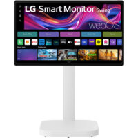 LG 32U889SA-W 32" 4K UHD 60Hz IPS Touchscreen DCI P3 95% Type-C PD 65W Smart Monitor Swing with Rolling Stand - Image 2