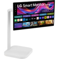 LG 32U889SA-W 32" 4K UHD 60Hz IPS Touchscreen DCI P3 95% Type-C PD 65W Smart Monitor Swing with Rolling Stand - Image 8