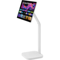 LG 32U889SA-W 32" 4K UHD 60Hz IPS Touchscreen DCI P3 95% Type-C PD 65W Smart Monitor Swing with Rolling Stand - Image 4