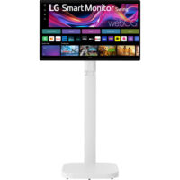LG 32U889SA-W 32" 4K UHD 60Hz IPS Touchscreen DCI P3 95% Type-C PD 65W Smart Monitor Swing with Rolling Stand