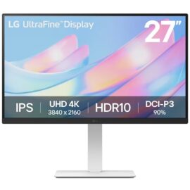 LG Ultrafine 27US550 27" 4K UHD 60Hz 5ms Response Time IPS Panel DCI P3 90% Smart Energy Monitor