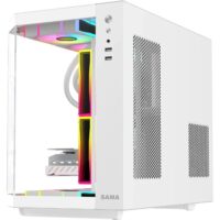 SAMA Neview 2771 Micro-ATX Tower Gaming Chassis - White - Image 5
