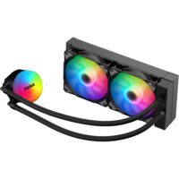 SAMA SL240 240mm RGB  PWM & FDB Fans Liquid Cooler - Black - Image 2