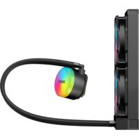SAMA SL240 240mm RGB  PWM & FDB Fans Liquid Cooler - Black - Image 4