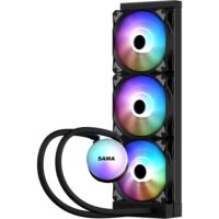 SAMA SL360 360mm RGB  PWM & FDB Fans Liquid Cooler - Black - Image 6
