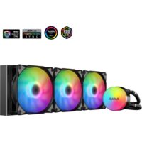 SAMA SL360 360mm RGB  PWM & FDB Fans Liquid Cooler - Black