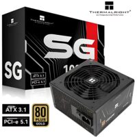 Thermalright SG-1000 1000W ATX 3.1 PCIe 5.0 80+ Gold Full Modular Power Supply – Black