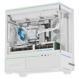 Thermalright TL-M10W Mid-Tower Micro-ATX Gaming Case - White