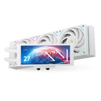 Thermalright Trofeo Vision 360 ARGB CPU AIO Cooler White IPS LCD Screen with 1280x480 Resolution