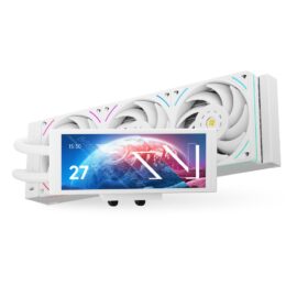 Thermalright Trofeo Vision 360 ARGB CPU AIO Cooler White IPS LCD Screen with 1280x480 Resolution
