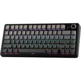 Epomaker X Aula F75 Max Wireless Mechanical Keyboard with TFT Screen and Knob, Gasket Gaming Keyboard in 75% Layout, Hot Swappable, RGB Backlight, for PC/Mac/Linux (Black Gradient)