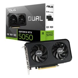 ASUS Dual GeForce RTX 5050 8GB GDDR6 PCI Express 5.0 x8 ATX Graphics Card