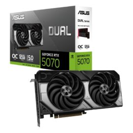 ASUS Dual GeForce RTX 5070 12GB GDDR7 OC Edition Gaming Graphics Card