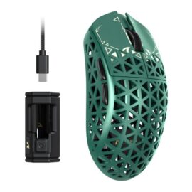 ATTACK SHARK R5 Ultra Carbon Fiber Wireless 8K PAW3950MAX Gaming Mouse Green