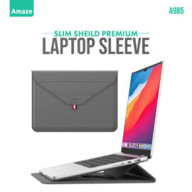 Amaze A985 Slim Shield Premium Laptop Sleeve 13/14 inch Gray