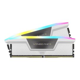 Corsair VENGEANCE RGB 64GB (2 x 32GB) 288-Pin PC RAM DDR5 6000 (PC5 48000) Desktop Memory White