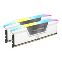 Corsair VENGEANCE RGB 64GB (2 x 32GB) 288-Pin PC RAM DDR5 6000 (PC5 48000) Desktop Memory White - Image 2