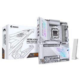 GIGABYTE X870E AORUS PRO X3D ICE AM5 AMD X870E ATX Motherboard