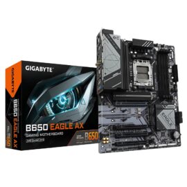 Gigabyte B650 Eagle AX AM5 AMD B650 ATX DDR5, 3x M.2 PCIe 5.0 USB 3.2 Gen2x2 Type-C Wi-Fi 6E Realtek GbE LAN