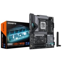 Gigabyte B860 EAGLE WIFI6E Motherboard Intel Core Ultra Series 2 LGA 1851 ATX DDR5 3X M.2 PCIe 5.0 USB-C WIFI6E 2.5GbE LAN EZ-Latch