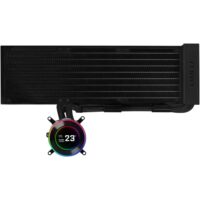Lian Li Hydroshift II LCD-C 360CL Liquid CPU Cooler 2.1" IPS Display No Fans Included 2500 RPM Pump Speed Aluminum Alloy Radiator Material Black - Image 2