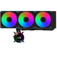 Lian Li Hydroshift II LCD-C 360CL with UNI Fan CL Wireless Liquid Cooler - Black - Image 2