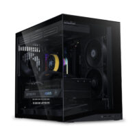 Lian Li O11 Dynamic Mini V2 Flow 5 Pre Installed Non RGB Gaming Computer Case - Black - Image 3
