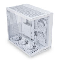 Lian Li O11 Dynamic Mini V2 Flow 5 Pre Installed Non RGB Gaming Computer Case - White - Image 2