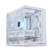 Lian Li O11 Dynamic Mini V2 Flow 5 Pre Installed Non RGB Gaming Computer Case - White - Image 3