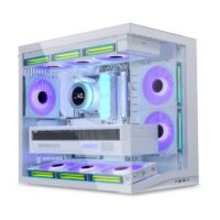 Lian Li O11 Dynamic Mini V2 Gaming Computer Case - White - Image 3