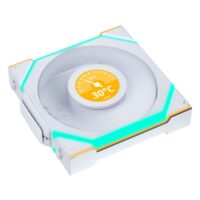 Lian Li UNI Fan SL120 LCD Wireless Reverse Blade Single Pack (Without Controller) - White - Image 2