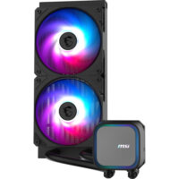 MSI MAG CoreLiquid A13 240mm ARGB AIO Liquid CPU Cooler - Black - Image 3