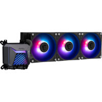 MSI MAG CoreLiquid A15 360mm RGB AIO Liquid CPU Cooler - Black - Image 2
