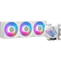 MSI MAG CoreLiquid I360 White AIO ARGB CPU Liquid Cooler - Infinity Mirror Design UNI Bracket 360mm Radiator Triple 120mm ARGB PWM Fans LGA 1700/1851 AM5/AM4 Compatible - Image 2